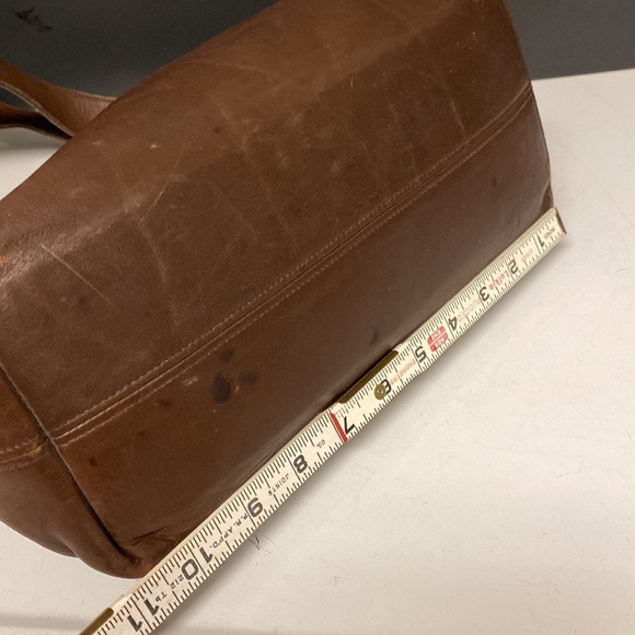 Coach Shoulder Bag Brown Leather Purse - Picture 11 of 17
